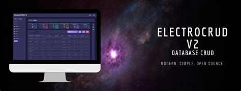 electron mysql|Database CRUD Application Built on Electron .